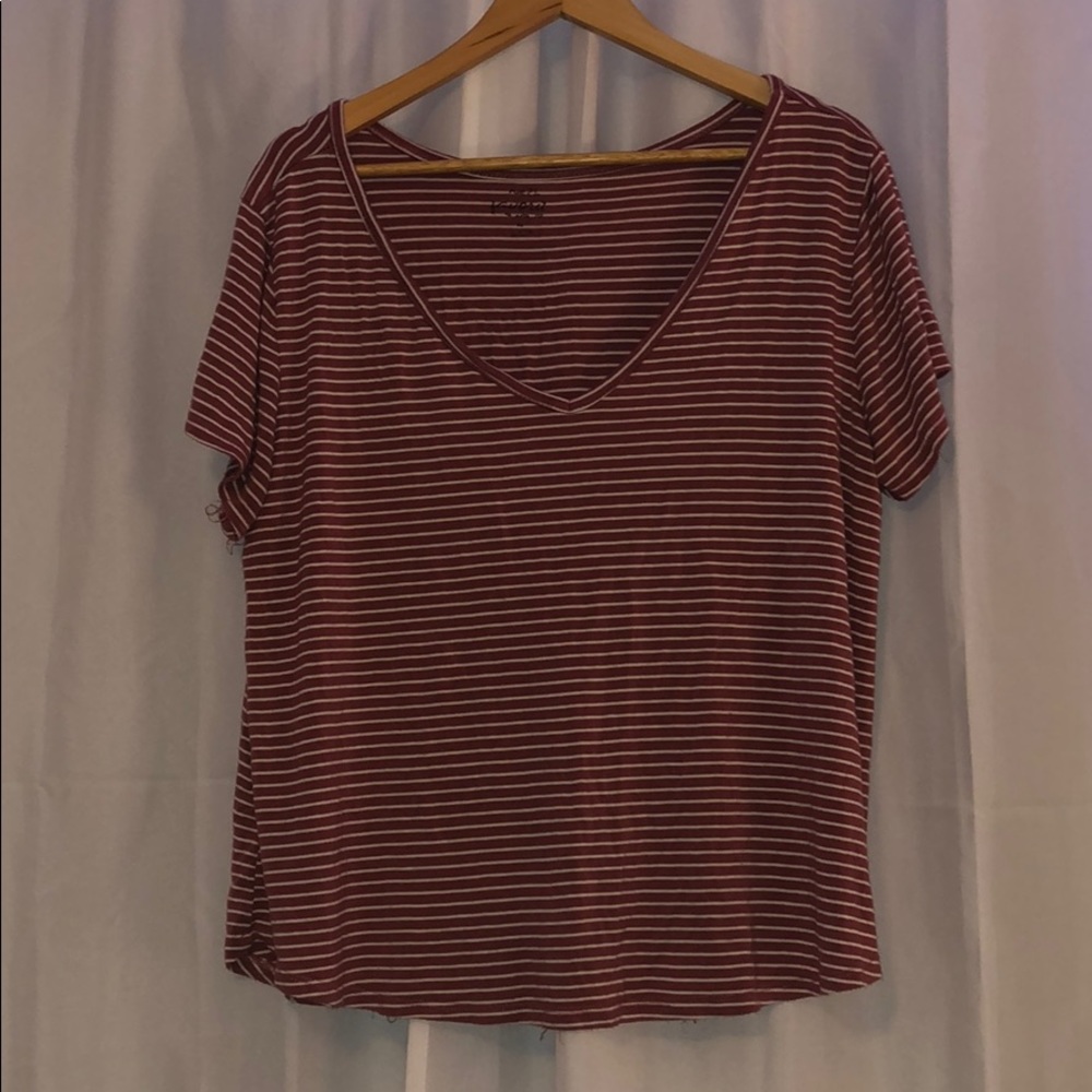 Flowy v neck t shirt
